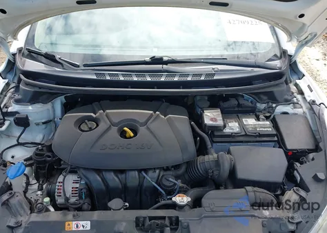 2014 Hyundai Elantra Limited from USA, damaged, VIN 5NPDH4AE6EH480910